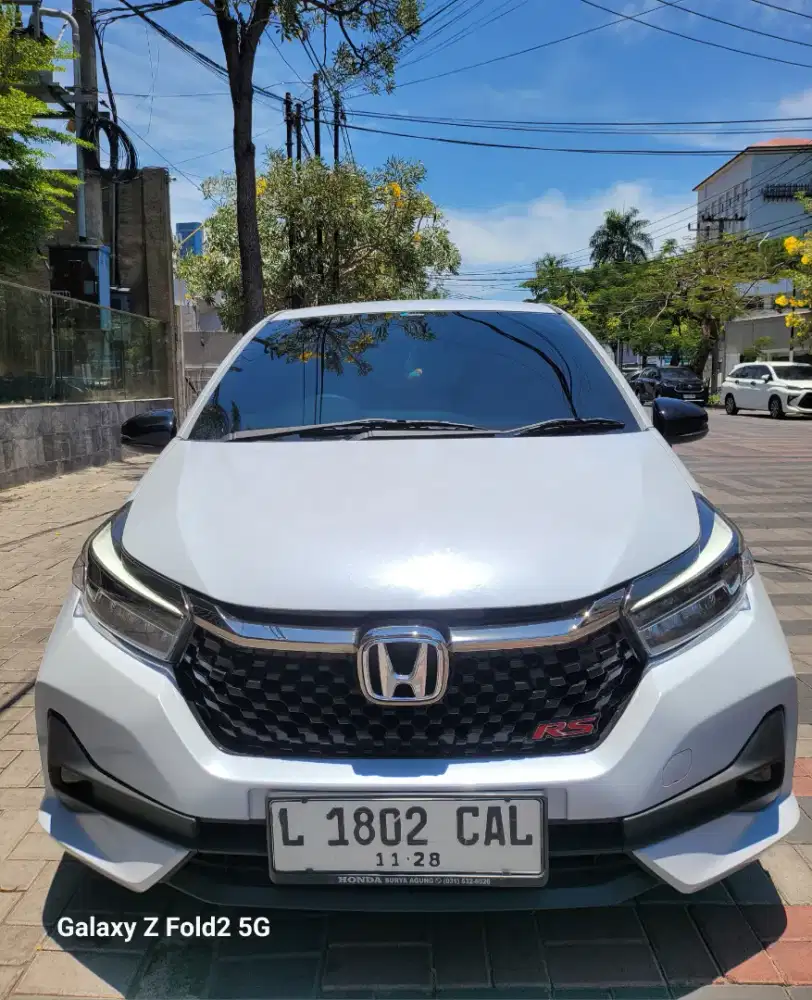 Honda all new brio RS matic 2023 akhir km9rb keyless putih mulus sby