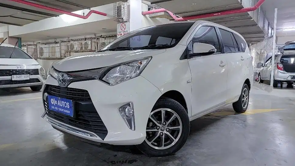 DP MURAH Toyota Calya 1.2 G Bensin-AT 2018 Putih CAHDD