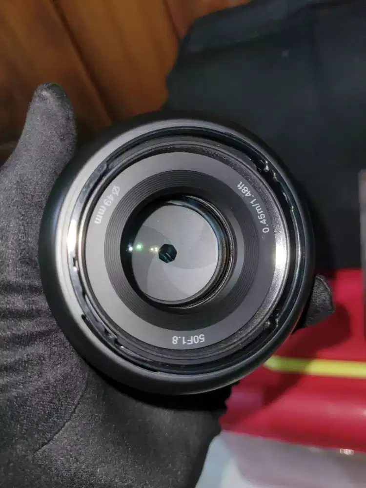 Lensa Yongnuo 50mm f1.8 for sony MURAH!! MULUS!!