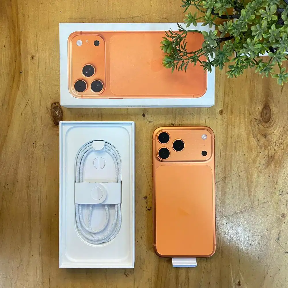 iPhone 17 Pro max 512GB Cosmic orange cc 12 BH 100% Garansi resmi iBox