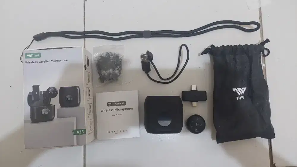 TNW A36 Wireless Microphone Magnetic Clip On – Kondisi Bekas Like New
