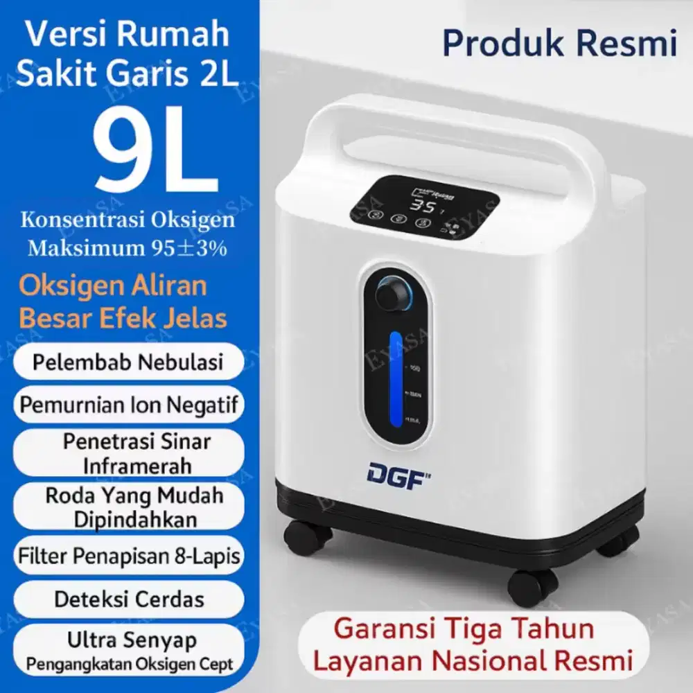 DGF 9L - Konsentrator Udara Protabel | Mesin Bantu Pernafasan