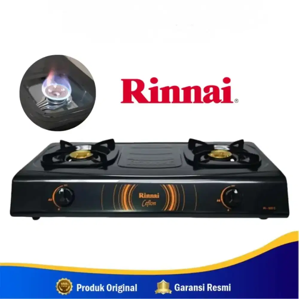 Kompor Gas 2 Tungku Rinnai RI-522CE