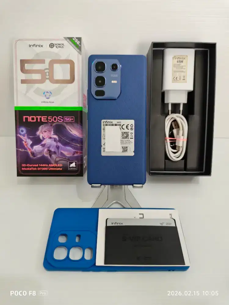 Infinix Note 50s 5G+ 8/256 Gb Likenew 98% Garansi Sept 26 bs TT/BT