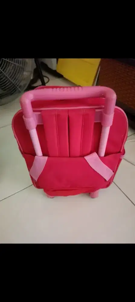 Dijual Tas Trolley Anak Hello Kity uk 22x15x30cm.