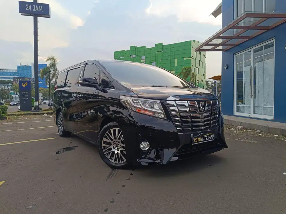 LOWKM! Toyota Alphard X 2.5 AT 2017 MOBIL BAGUS SIAP PAKAI SERVICE REC