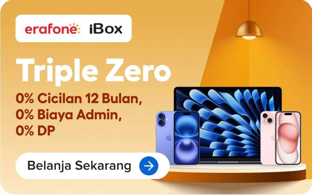 TRIPLE ZERO: 0% CICILAN 0% ADMIN 0% DP!