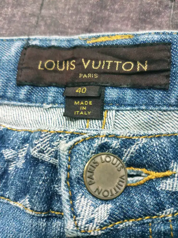 LV Louis Vuitton Jeans Ori Woman Likenew Hermes Prada Dior Rolex Gucci