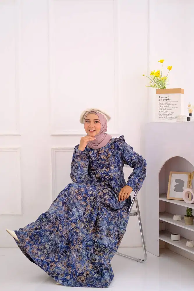 Gamis Rayon Super Violet