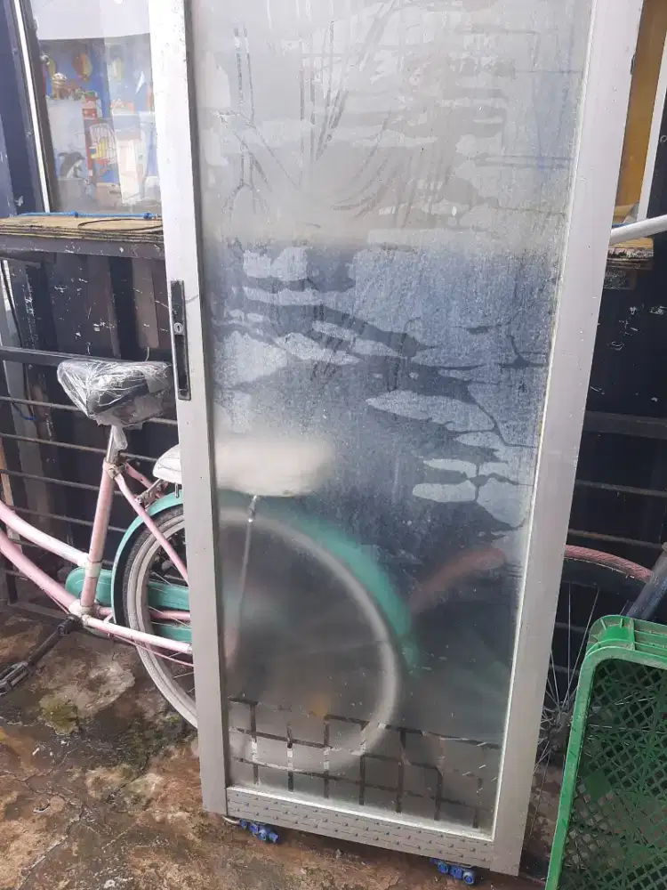 Pintu kaca aluminium uk 200x60