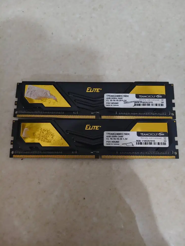 DDR4 8GB (4GBx2) Dual Channel 2400Mhz