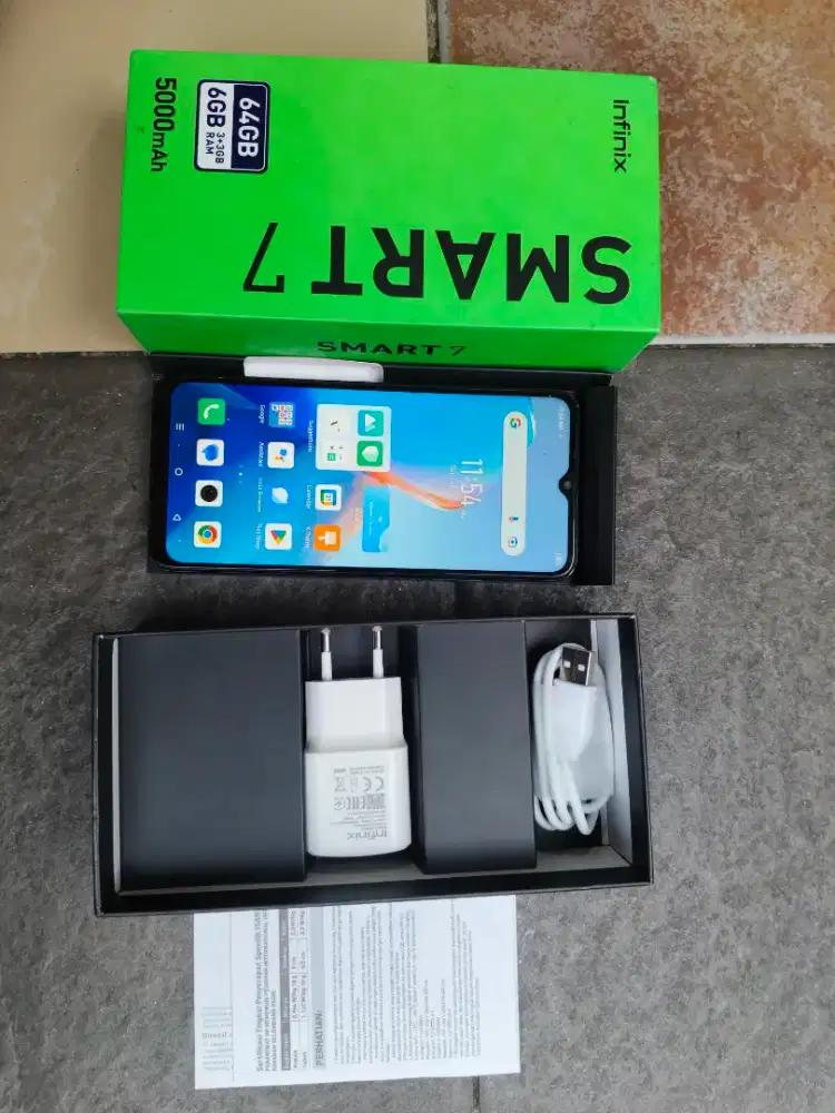 Infinix smart 7 3+3/64 fullset