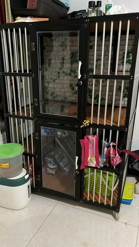 JUAL KANDANG KUCING 2 TINGKAT.