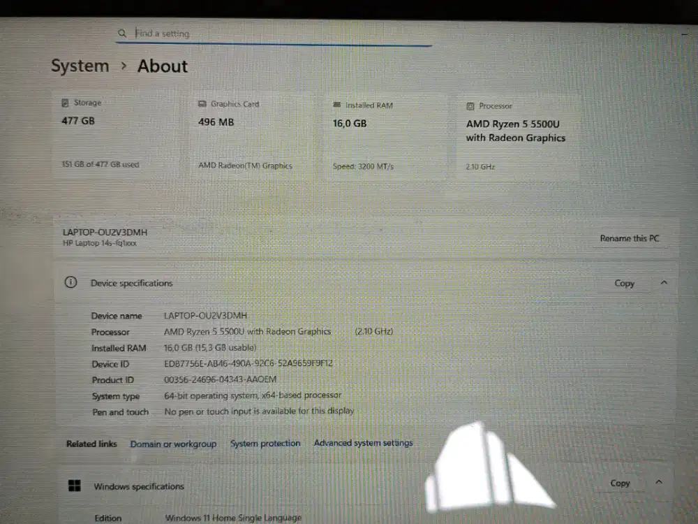 DIJUAL LEPTOP HP 14s !!!