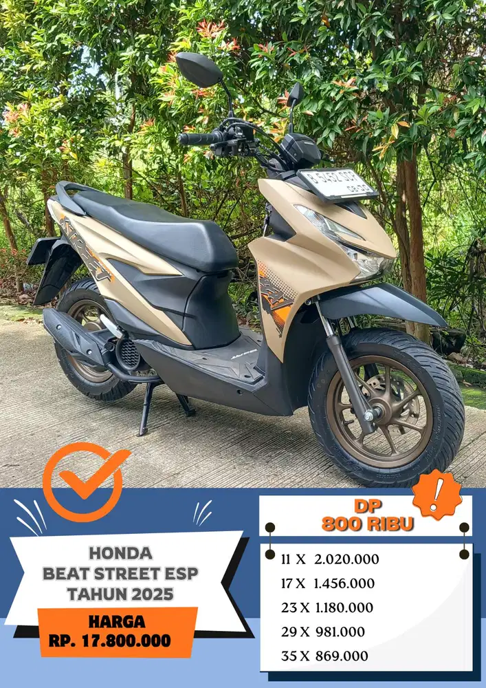 KM 1 rb!!. HONDA BEAT STREET ESP TAHUN 2025