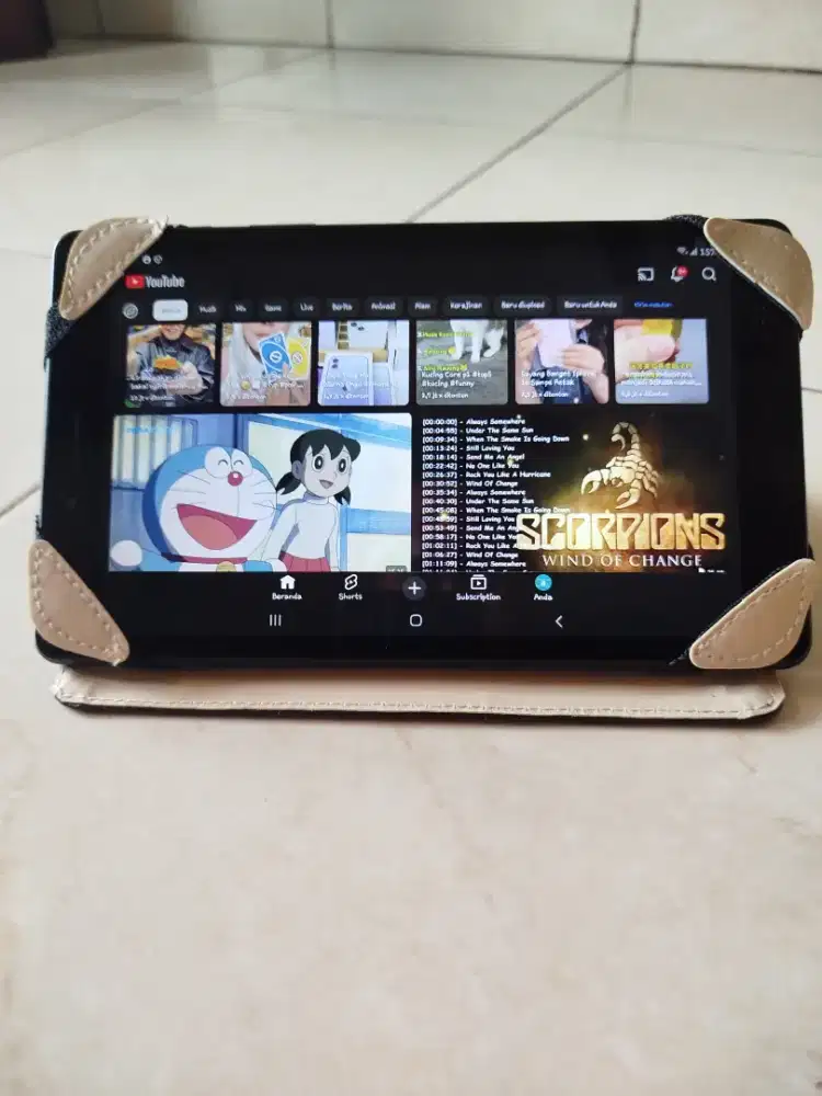 Samsung Galaxy Tab A 8in 2019 SM T295 mulus normal & dpt sarungnya