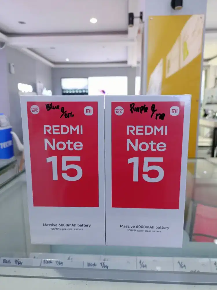 Redmi note 15 8/256GB termurah garansi resmi