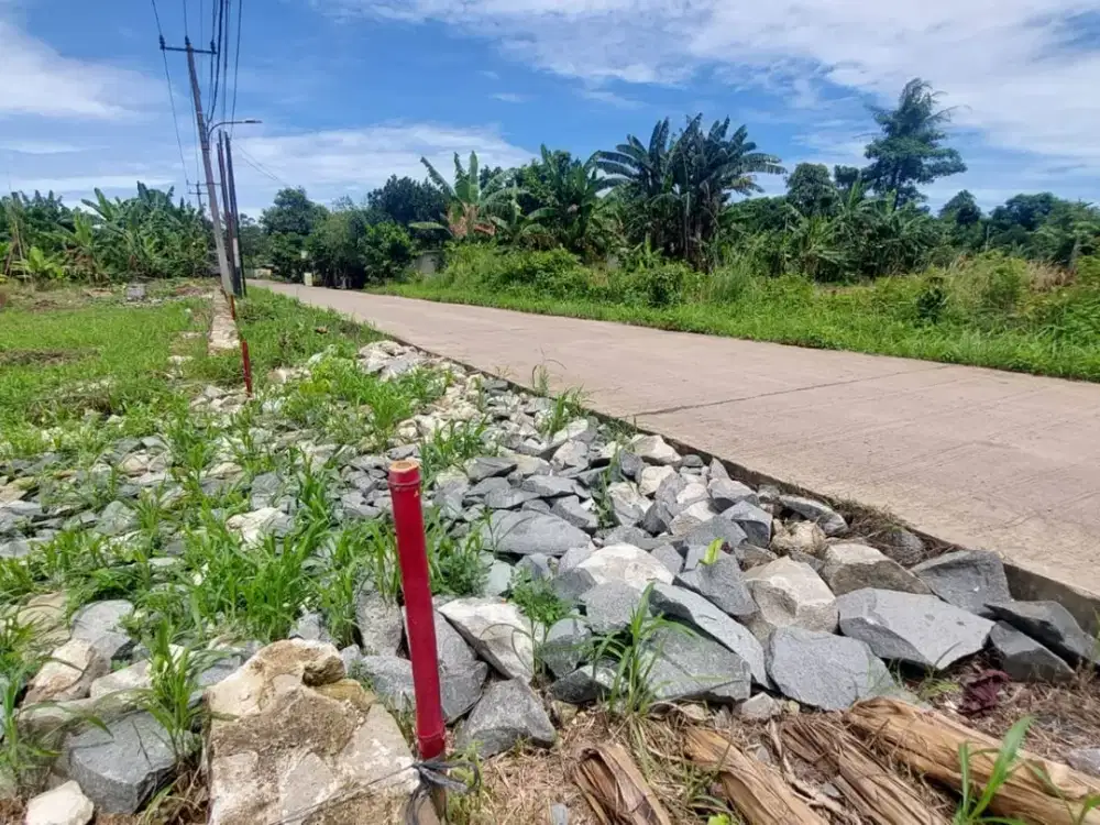 Tanah Cisauk SHM 1Jtan/m - Dekat Tol dan Stasiun baru Jatake