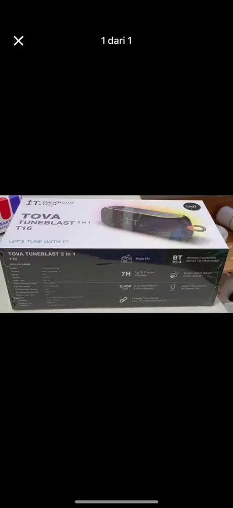 IT TOVA Tuneblast 2 in 1 T16