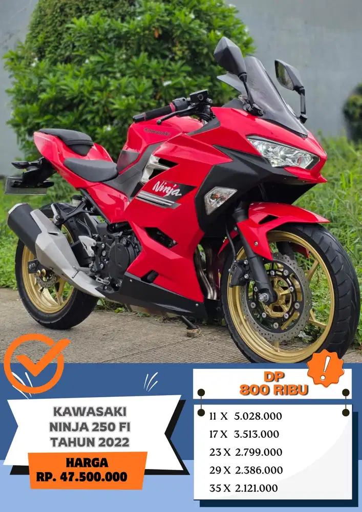 KAWASAKI NINJA 250 FI TAHUN 2022