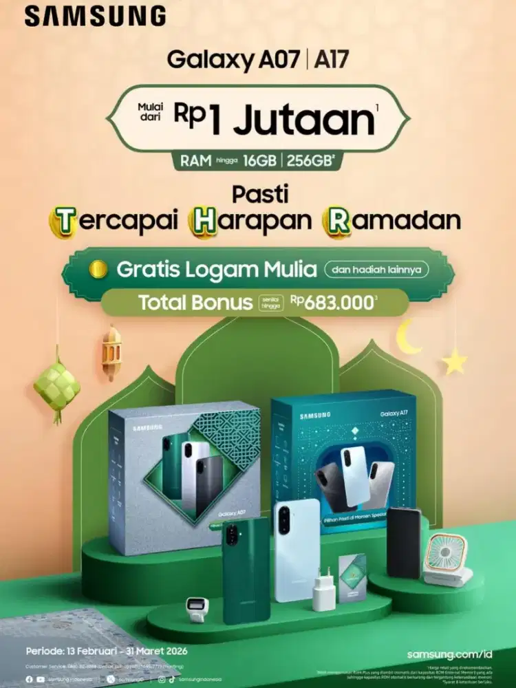 PROMO CICILAN MURAH EDISI TERBARU RAMADHAN PACK SAMSUNG GALAXY A07