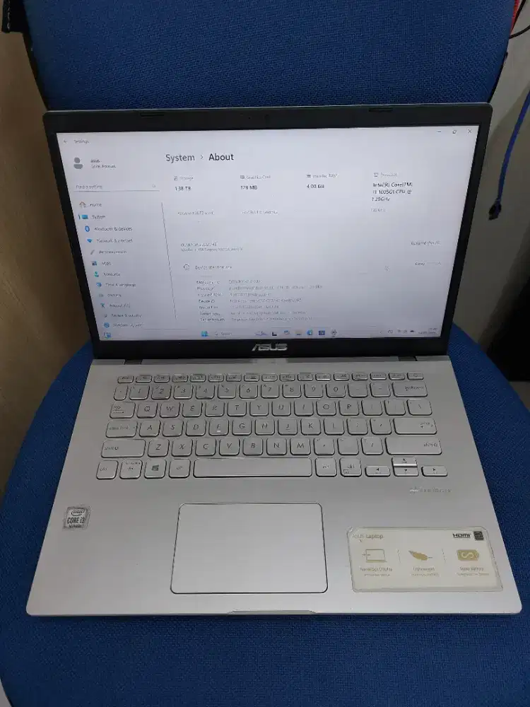 Asus a409j i3 gen 10 second