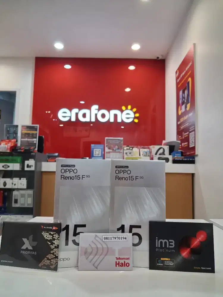 Oppo Reno 15 series promo dapatkan kartu kuota Indosat platinum 50Gb