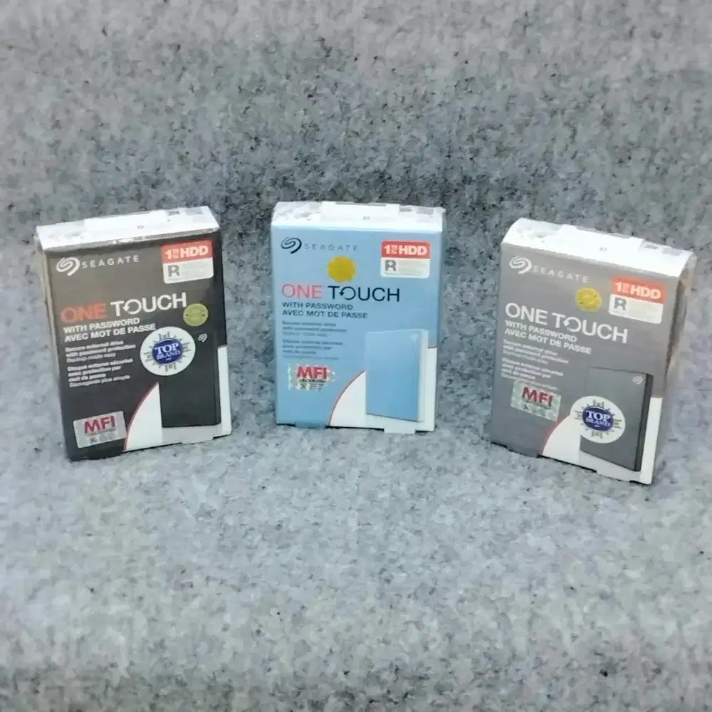 Seagate One Touch 1TB - HDD Eksternal Slim Garansi Resmi (Ready!)