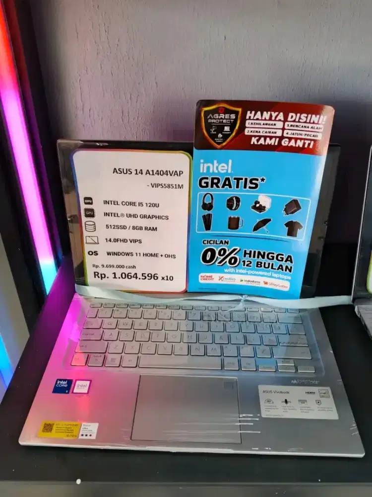 Leptop Asus 14 baru