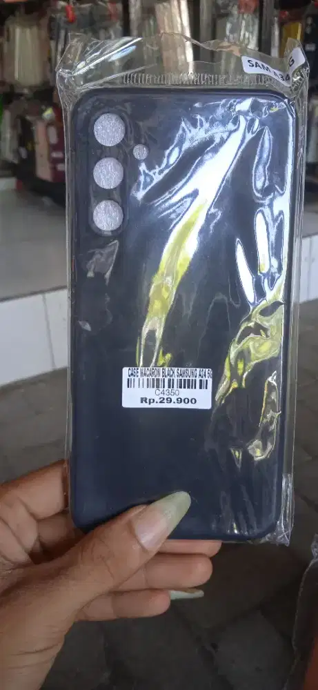 CASE MACARON BLACK SAMSUNG A34 ATLANTIS DASYAT