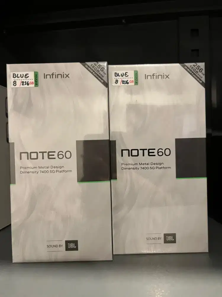Promo INFINIX NOTE 60 5G 8+8/256 GB NEW SEGEL