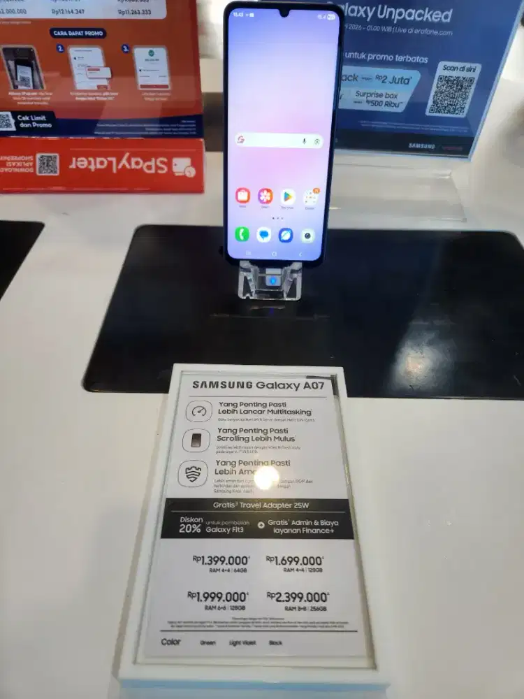 SAMSUNG A07 | KREDIT / CASH | DP 0%