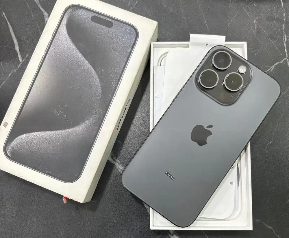 Iphone 15 Pro 256gb Ibox black nominus fullset