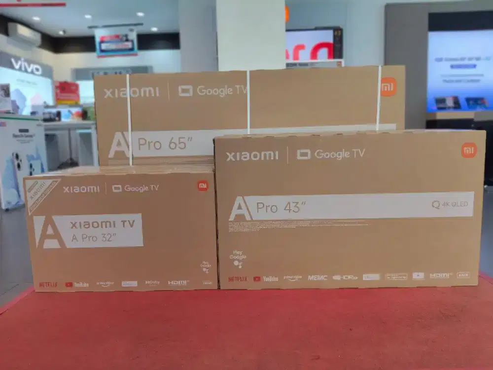 PROMO KREDIT TANPA DP XIAOMI GOOGLE TV A PRO GARANSI 1 TAHUN