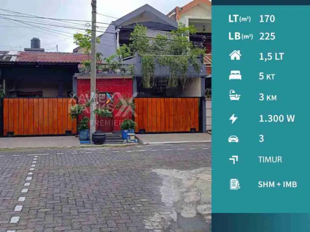 Dijual Rumah Terawat Full Furnished di Blok Depan PBI Araya Malang