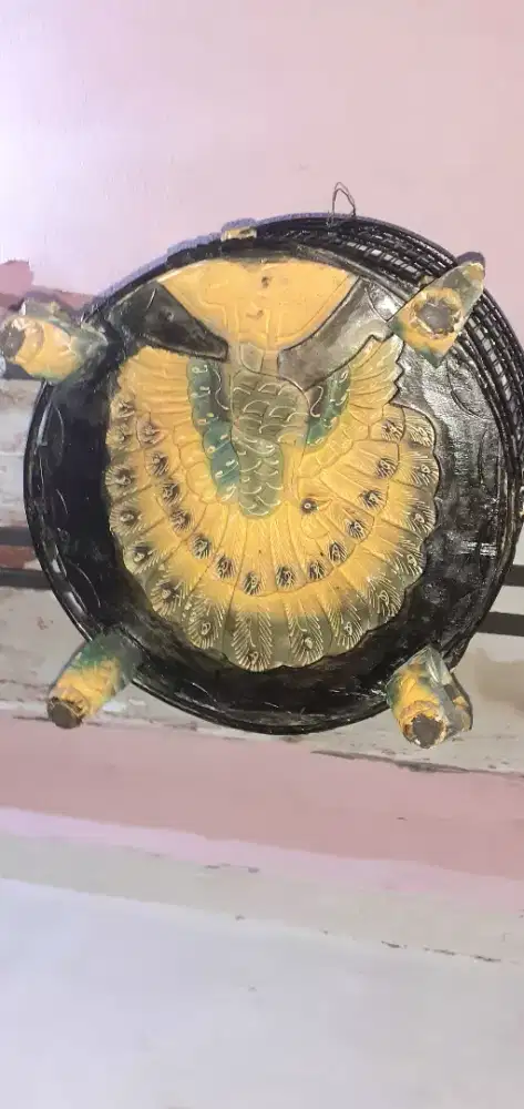 Sangkar burung perkutut kayu dempul