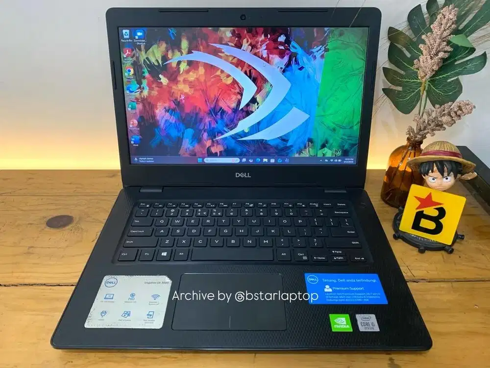 Laptop Desain Dell Inspiron 3493 Core i5 gen10 RAM 8 Dual VGA Nvidia