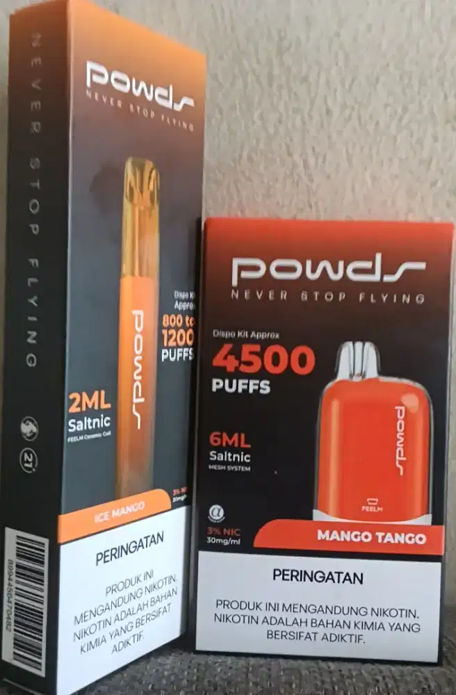 Powds aneka rasa sekali pakai 800-1200