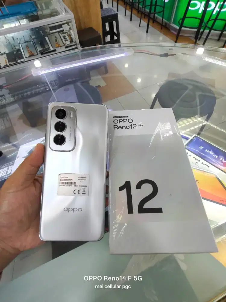 Oppo Reno 12 5G 12/256 mulus bisa TT bisa kredit bisa cod