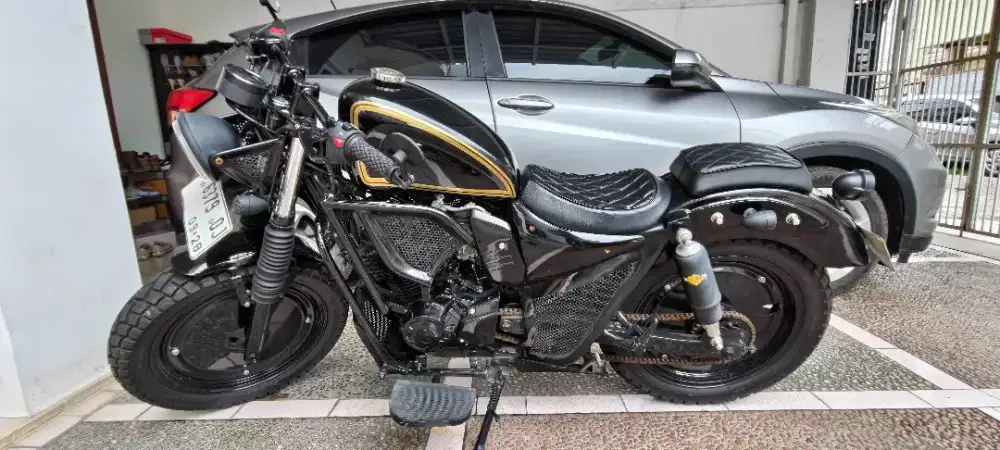 Motor custom bobber by gims garage, murah meriah