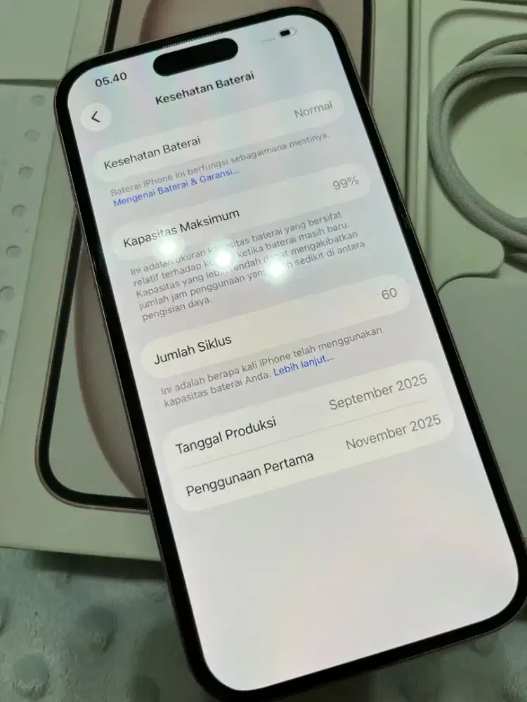 Iphone 15 Pink 128GB Mulus Likenew