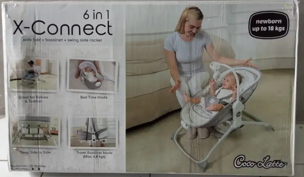 Tempat Tidur Bayi X-Connect Coco Latte 6 in 1