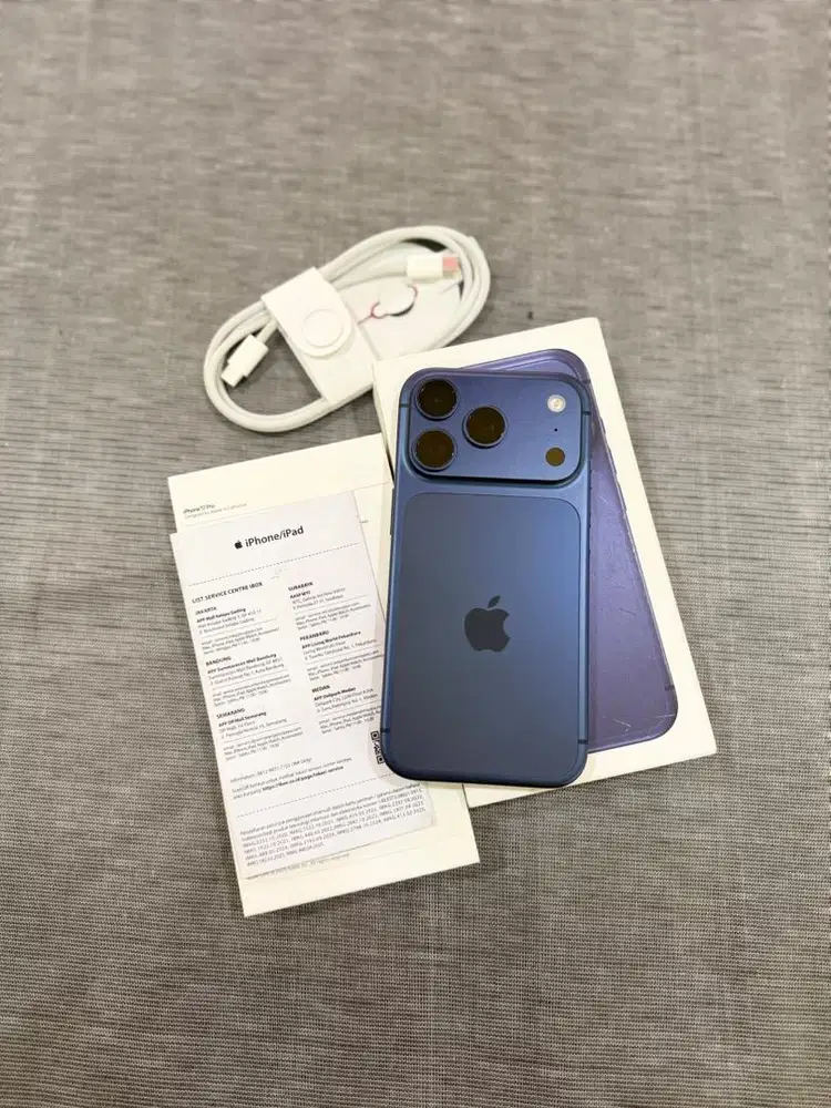 iPhone 17 Pro 256 ibox warna deep blue