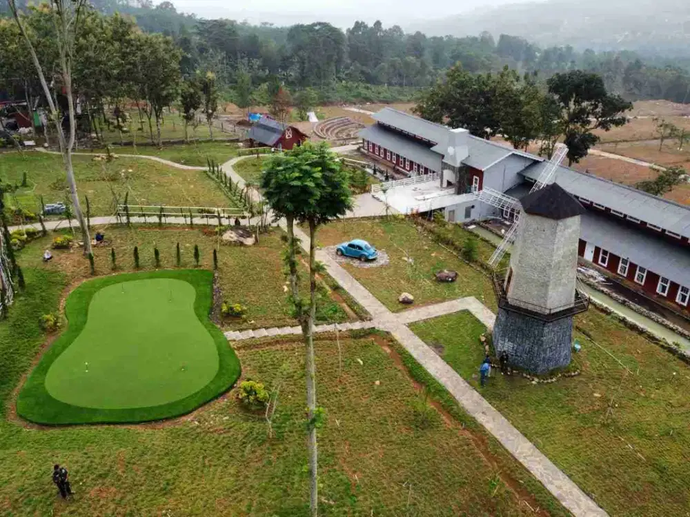 Tanah Vila Siap Bangun View Gunung Luas 100 Meter SHM