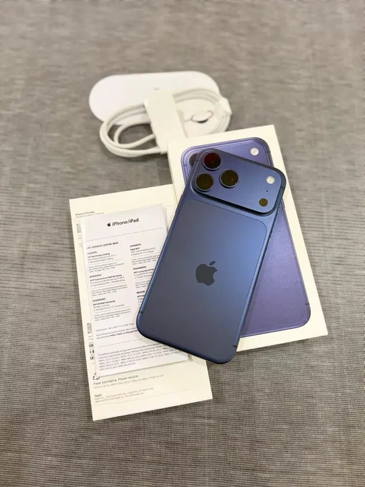 iPhone 17 Pro Max 256 ibox warna deep blue
