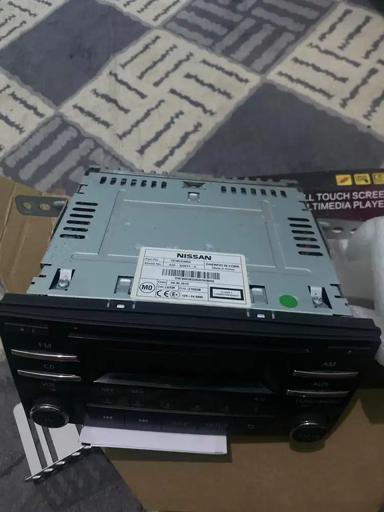 Head unit original nissan march 2015