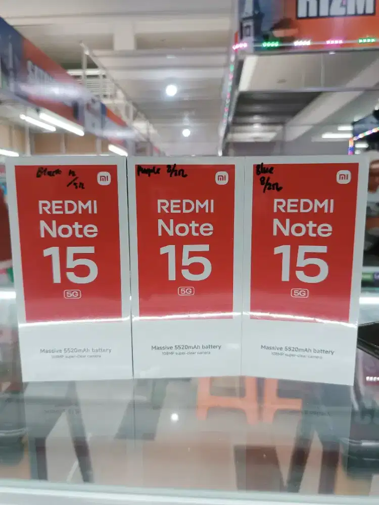 Redmi note 15 5G ready stok