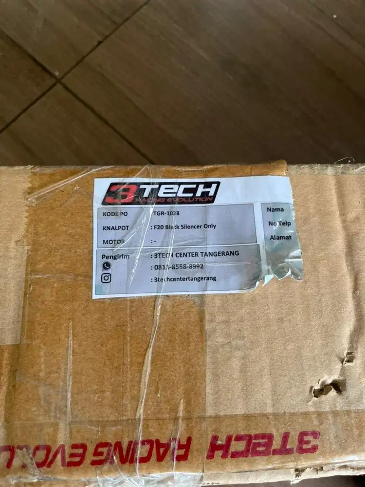 Knalpot 3tech Tridente F20 normal