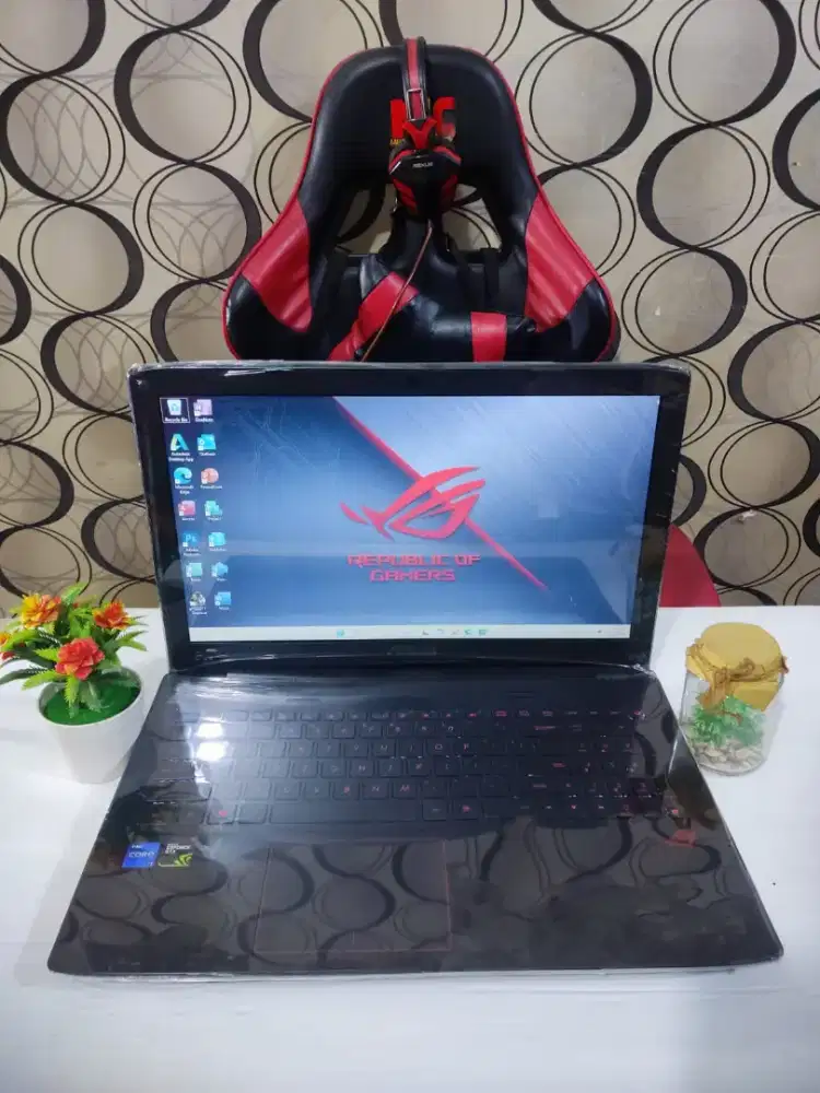 ASUS ROG GL552JX-205 Lengkap [RAM 16GB + SSD + NVIDIA GTX]