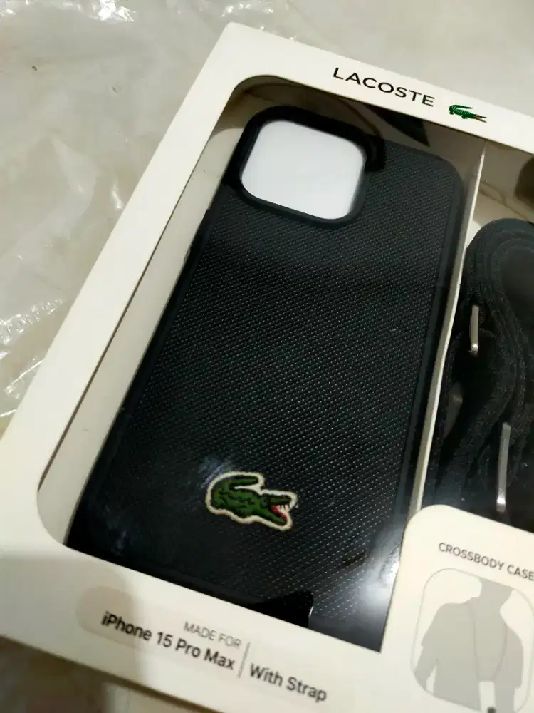 Casing iPhone 15 pro max LACOSTE ORIGINAL 100%